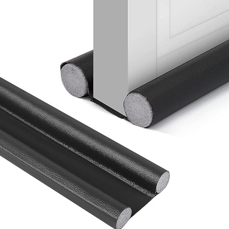 Tochtstrip voor Deuren – 93 cm – Geluidsdempend en Isolerend – Universeel – Zwart