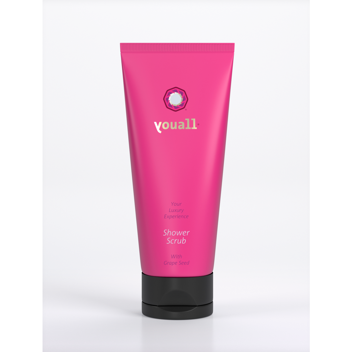 Exfoliante de ducha con aceite de semilla de uva