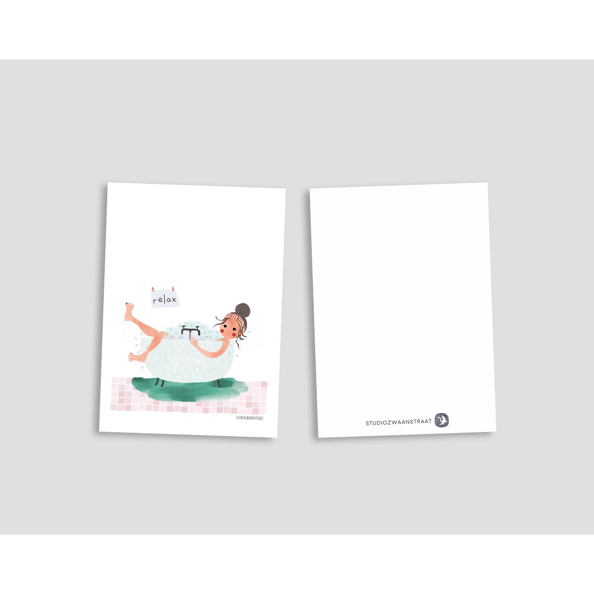 postcard - 'relax'