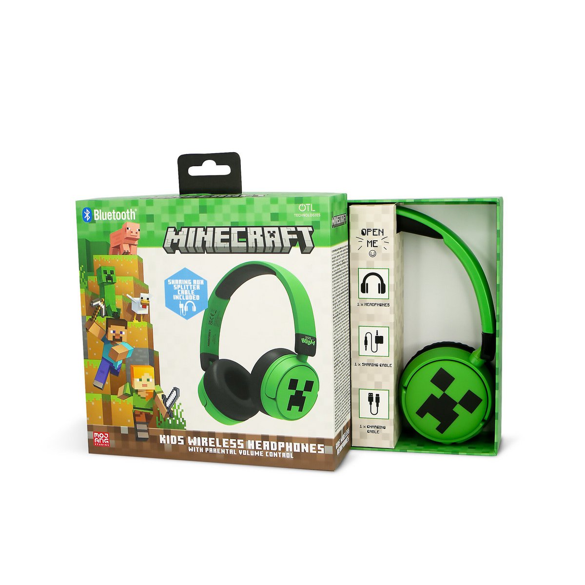 Minecraft - Creeper - junior bluetooth headphones