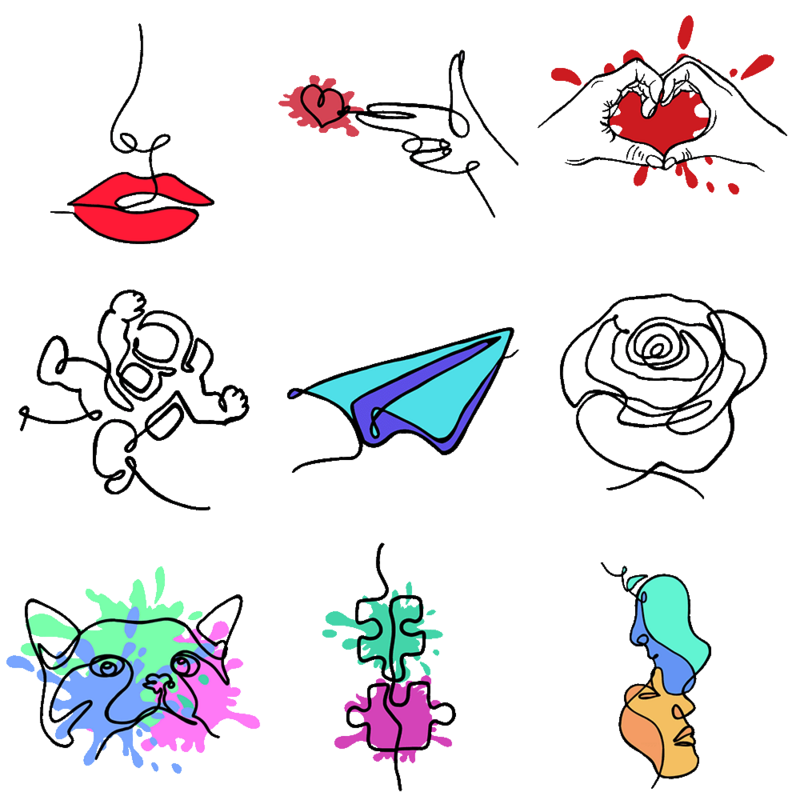 mixed palette