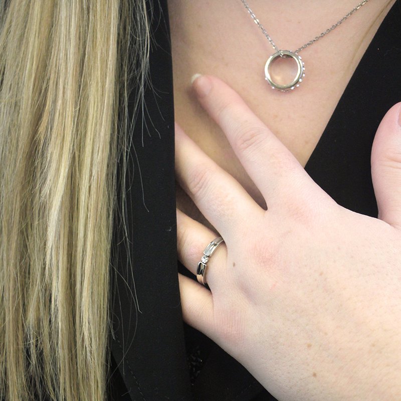 Bague Prostota - Argenté et Cristal