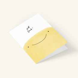 Eco Greeting Card — Just Smile