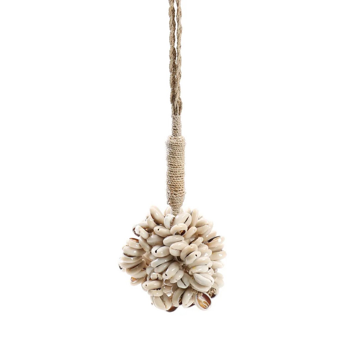 Le gland Cowrie Shell de porte - Naturel