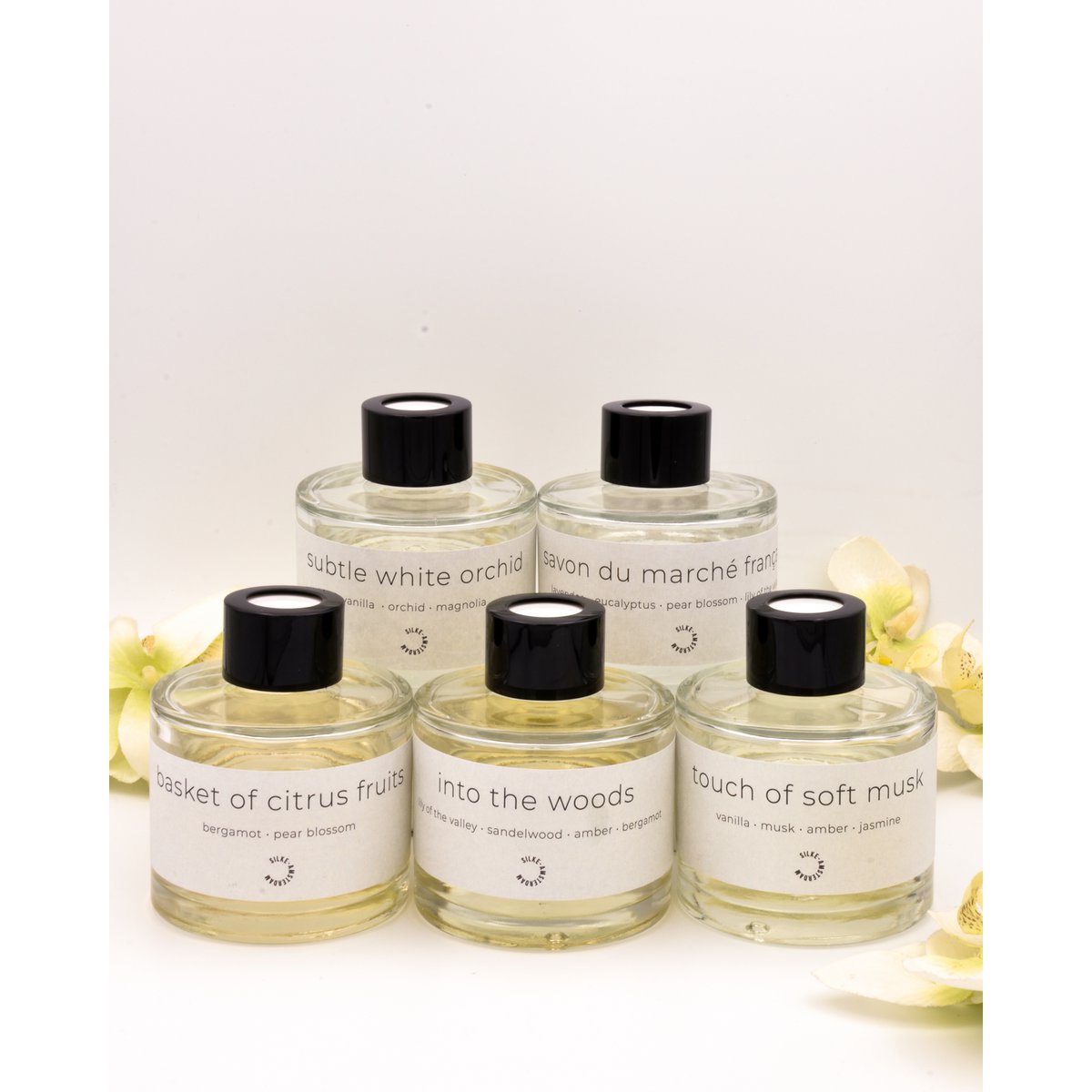 Reed diffuser | Subtle White Orchid | 100 ml | Floral Scent