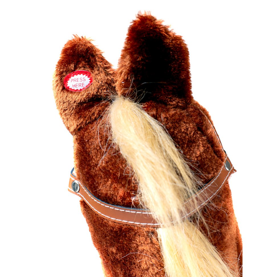 PLUSH HORSE SOFTIK BROWN - ST344