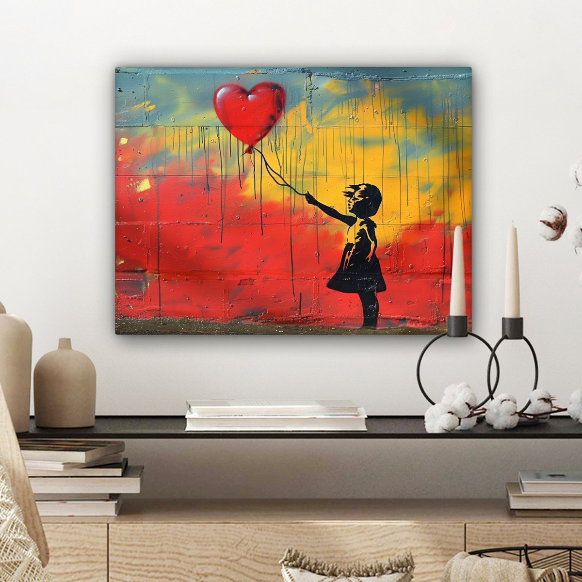 Leinwand Malerei - Wanddekoration Banksy Sty