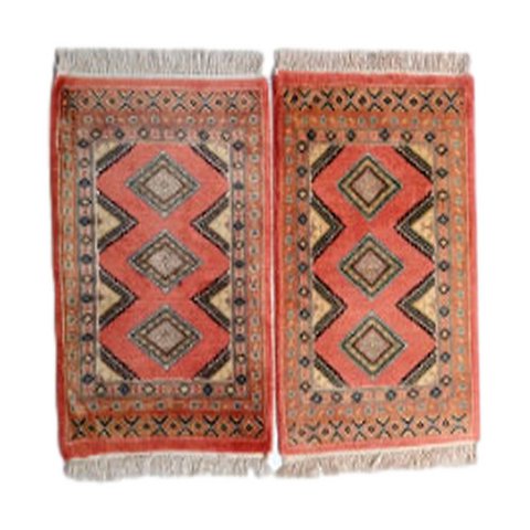 Handgefertigter Slik Bokhara El Salva Wollteppich
