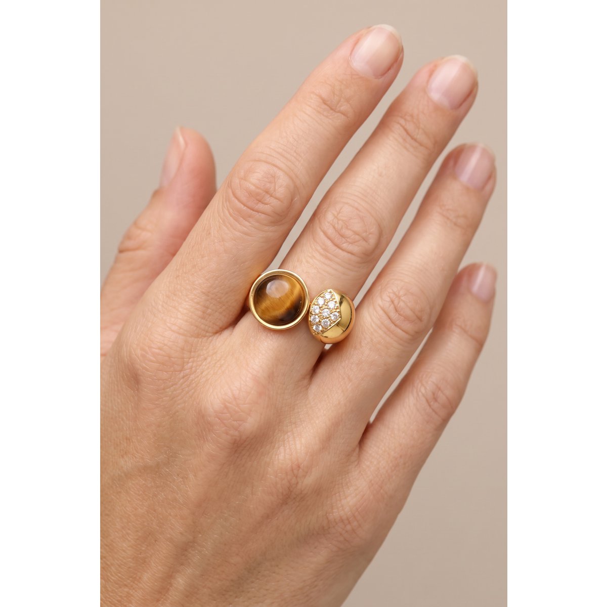 Bague en acier inoxydable ajustable