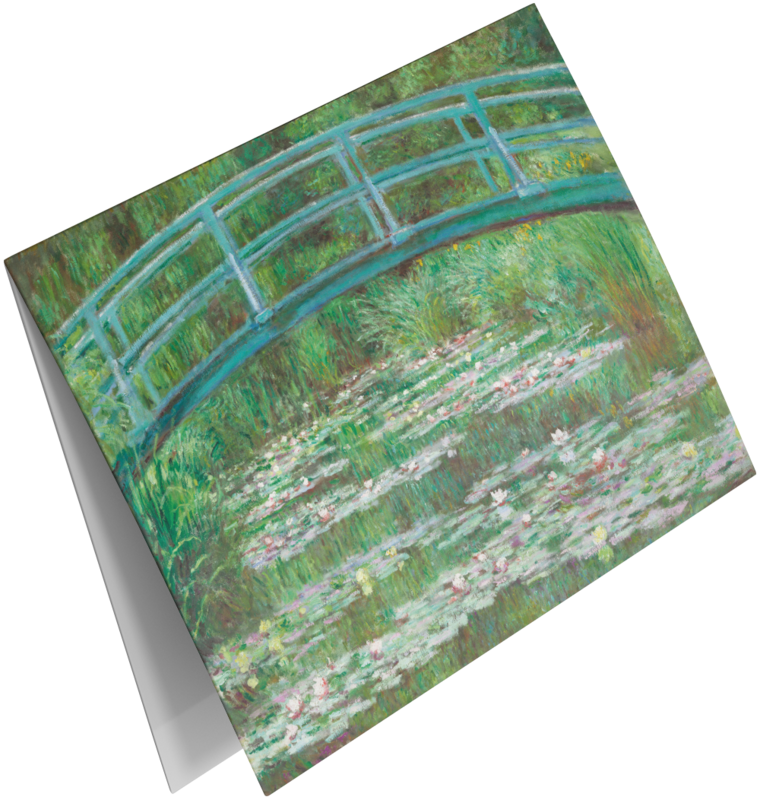 Lykønskningskort sæt Claude Monet