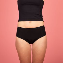 Emmy sømløs menstruation glide sort