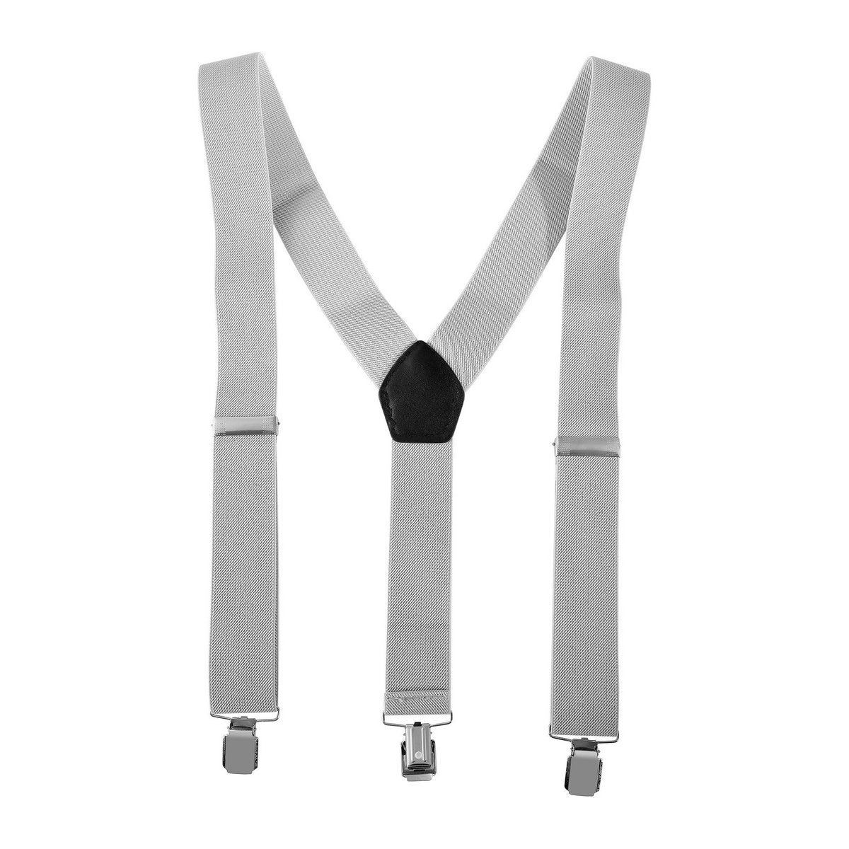 Suspenders total length 95 cm, gray