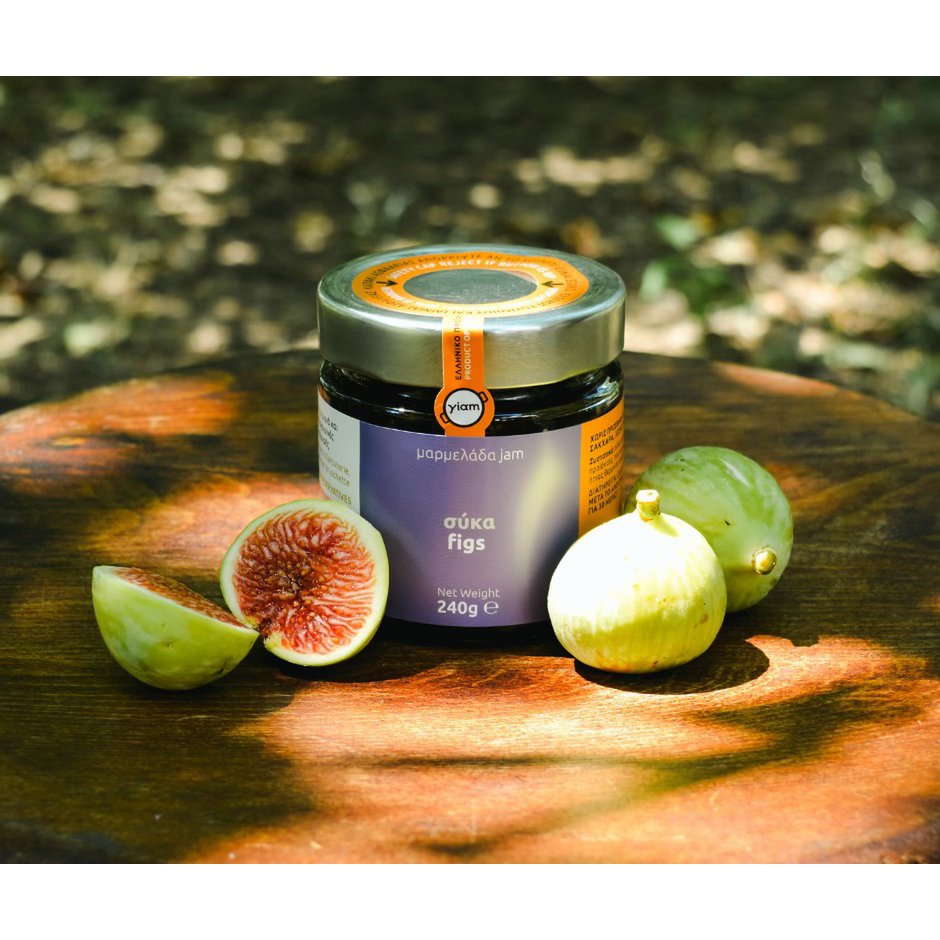 Confiture de figues artisanale YIAM, 240g, sans sucre ajouté