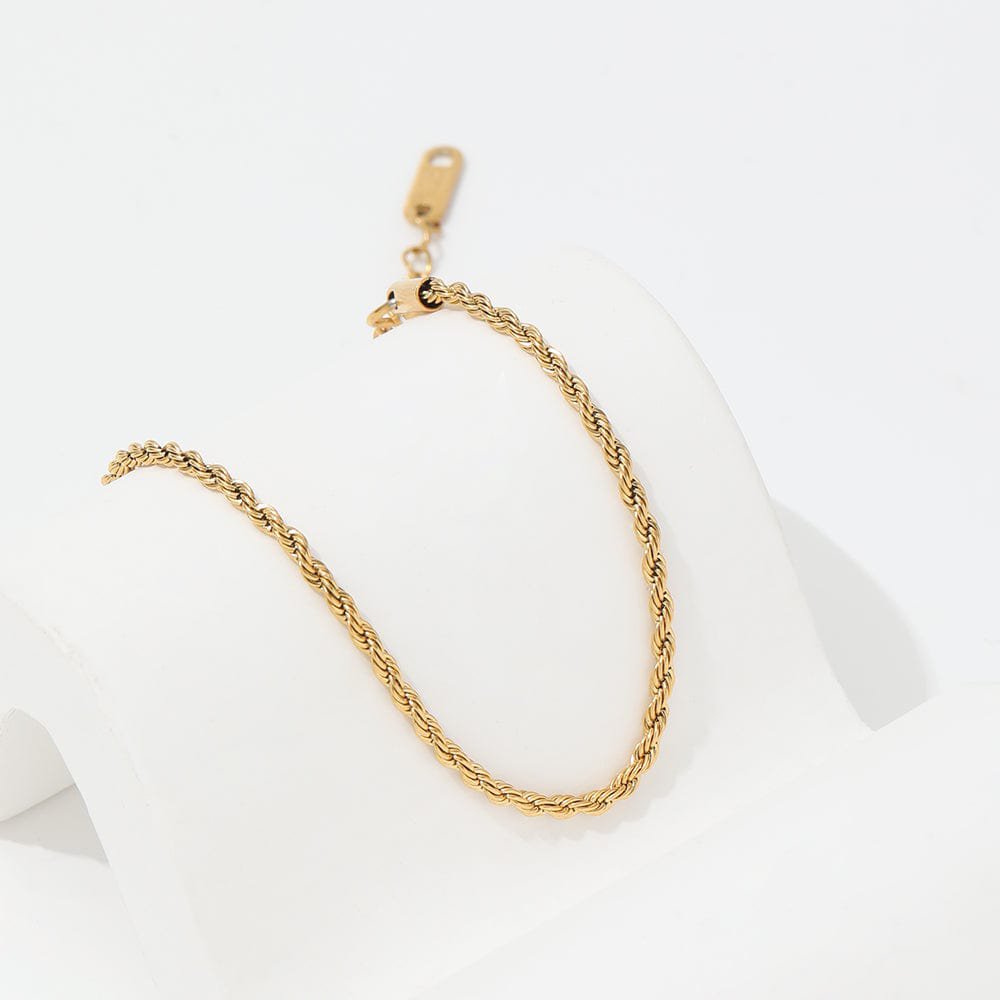 Herschell - 2 mm twist armbånd guld