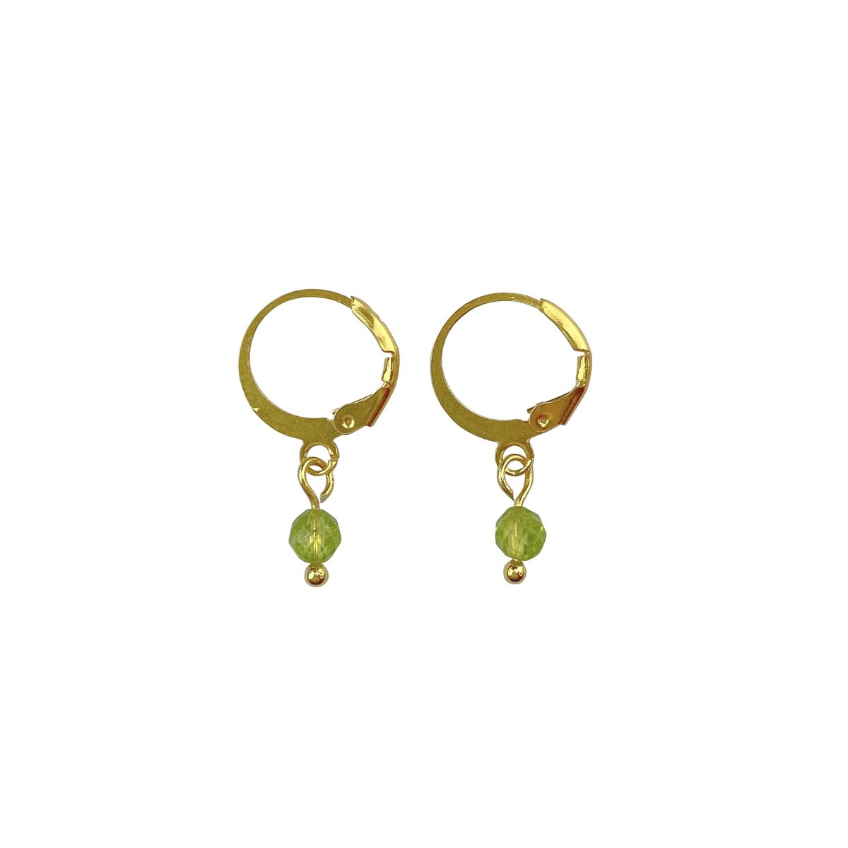 Ohrringe Peridot - Gold