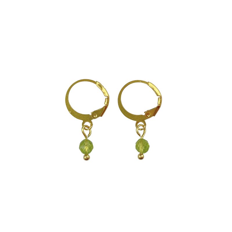 Ohrringe Peridot - Gold