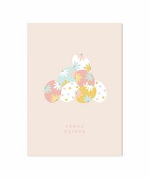 Carte de voeux "Oeufs de Pâques"