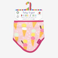 Bio-cotton baby cloth with ice cream print