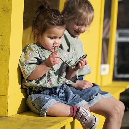 Jeans shorts blå