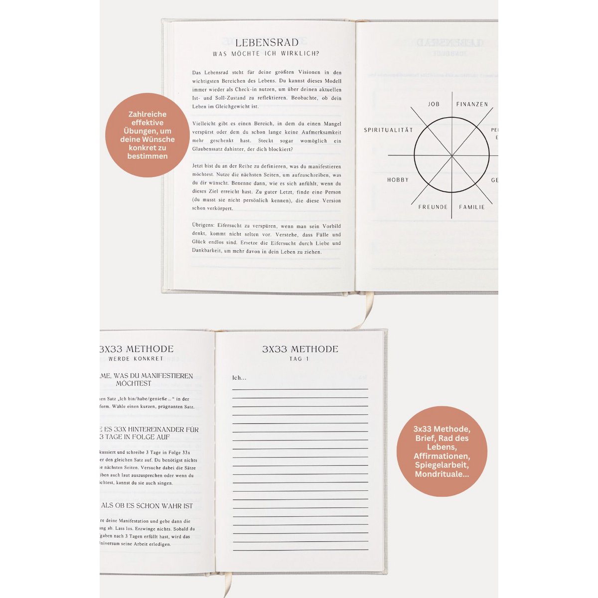 THE LIFE BARN Manifestation Journal deutsch