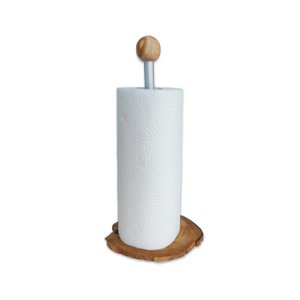 Kitchen roll holder classic olive wood