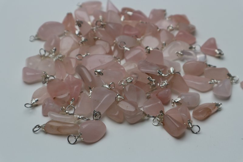 pendentif quartz rose