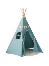Tipi „Gold Star“ mit Girlande und Matten-Set