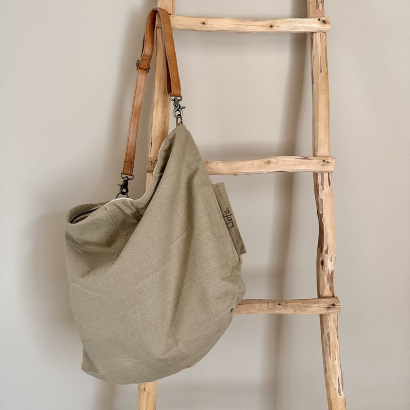 BaggyBag  (recycled cotton khaki) 