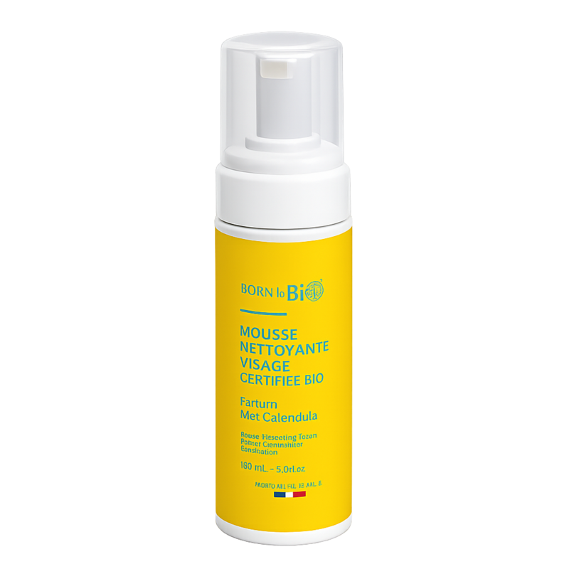Face cleansing foam Sensitive skin Honey Calendula Bio Cosmos Organic - Born to Bio 150mL