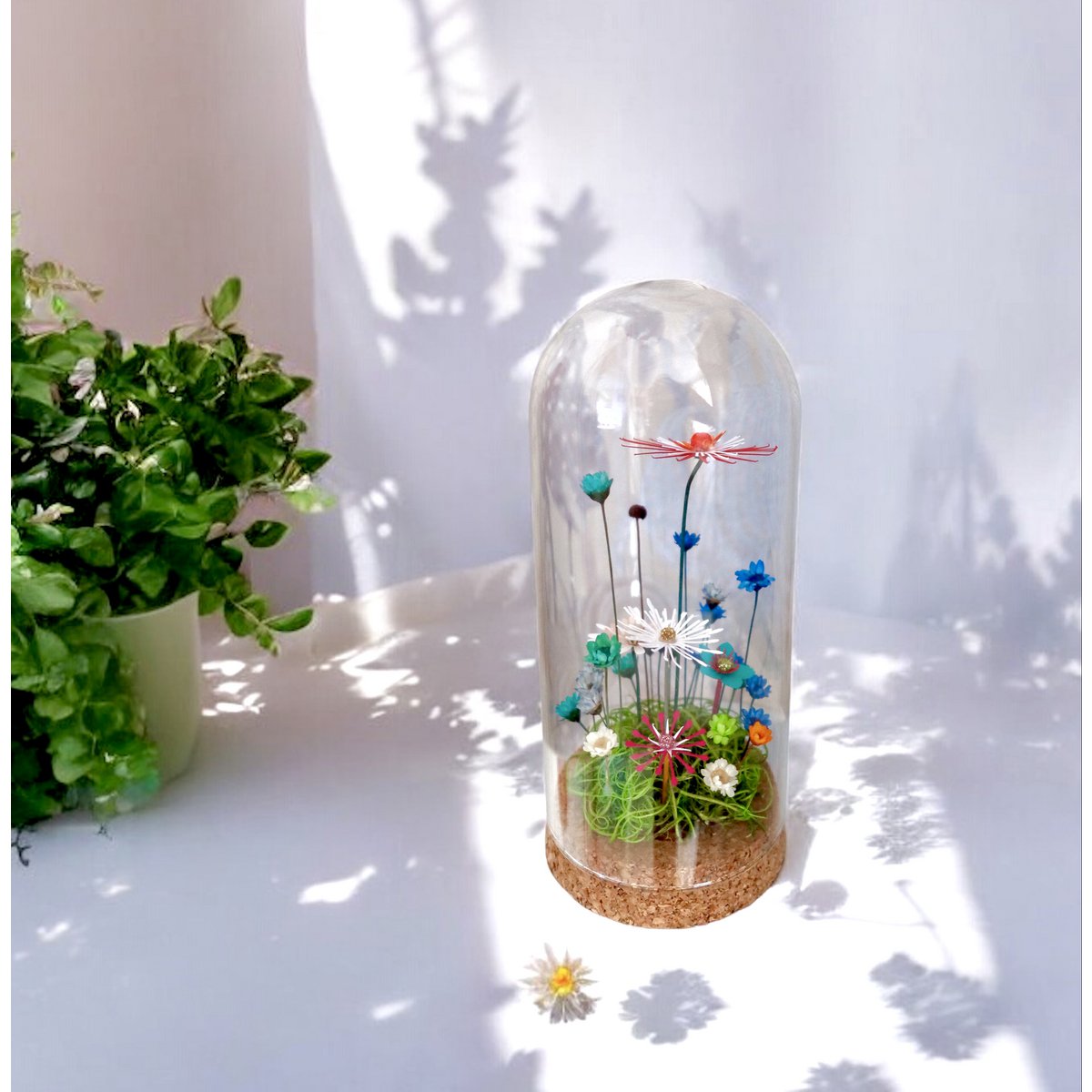 Pequeño jardín bajo el mundo (17x7.5 cm)