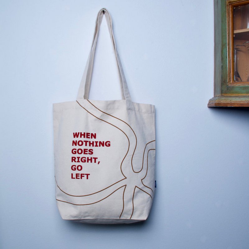Tote tas van biologisch canvas katoen