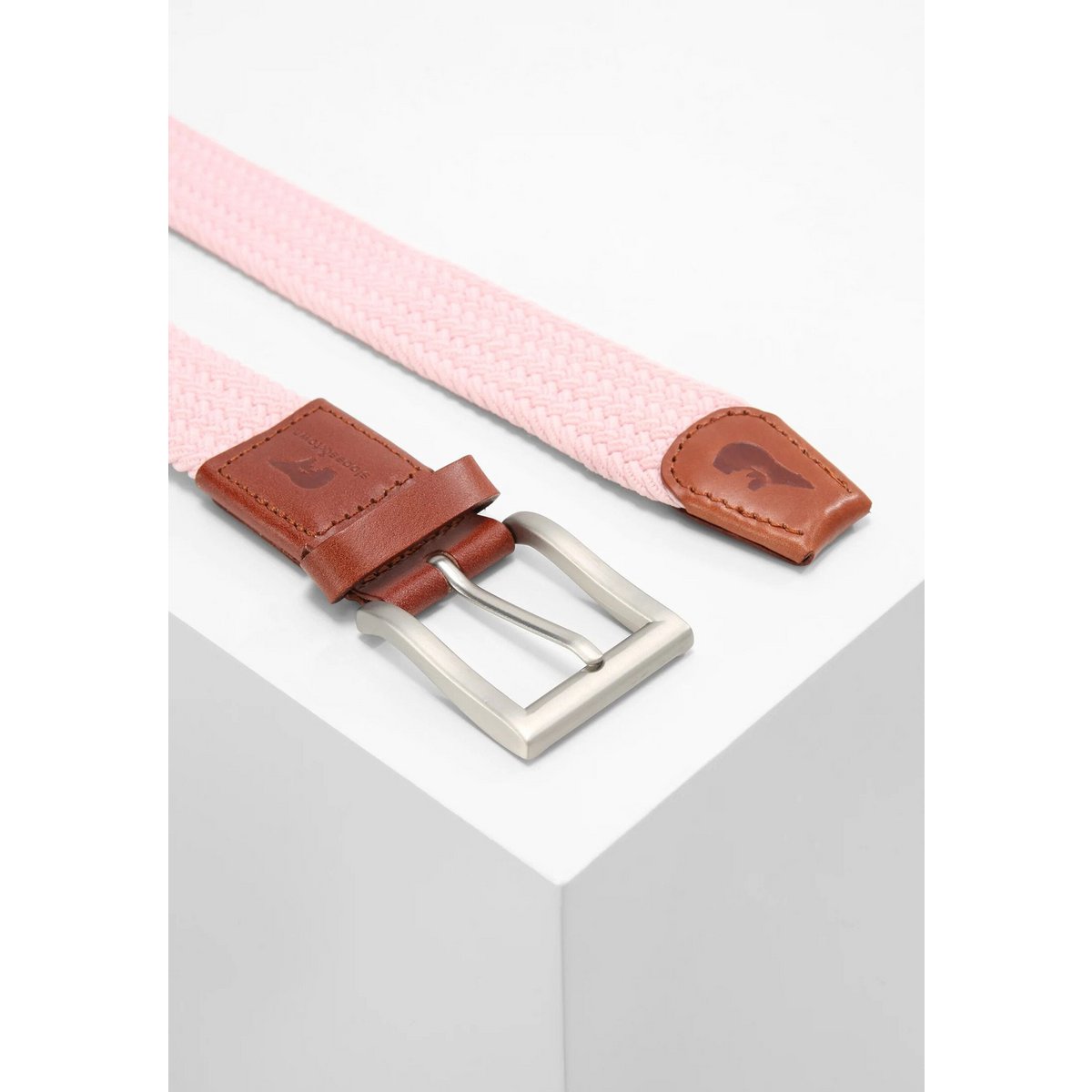 Geschenkdoos riem Ray en roze visgraatsokken