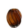 J-Line vaas Carol - glas - bruin - medium