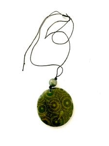 Ketting pendant Vino Donkergroen