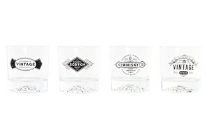 GLASS SET 4 GLASS 25X25X8,5 320ML. 8.3X8.9 PC188222