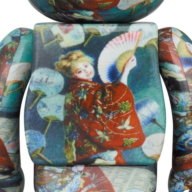 400 % und 100 % Bearbrick-Set – Die Japaner (Claude Monet)