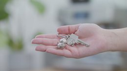 "You're my penguin" penguin keychain "Breezy" with engraving - cute penguin lucky charm as a gift for partners