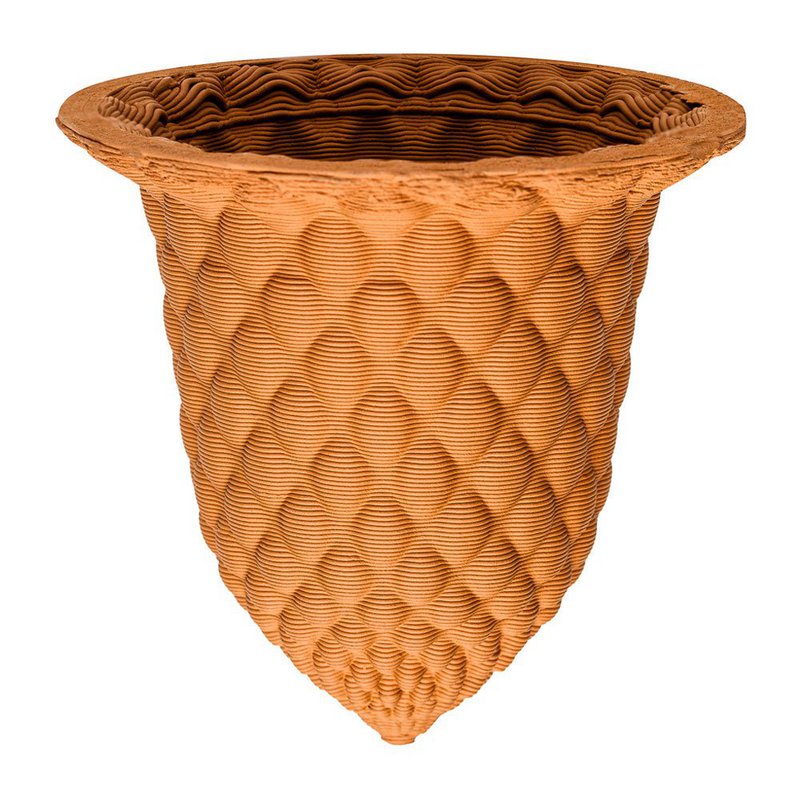 Plan B Terracotta Negative - den 3D-printede selvvandende terracotta potte.