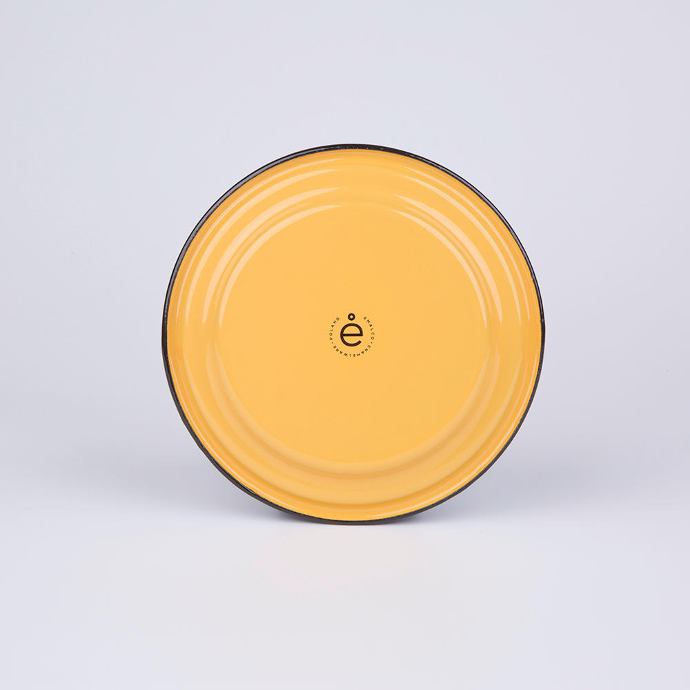 17 cm Emalje Sideplade | Almindelig B.