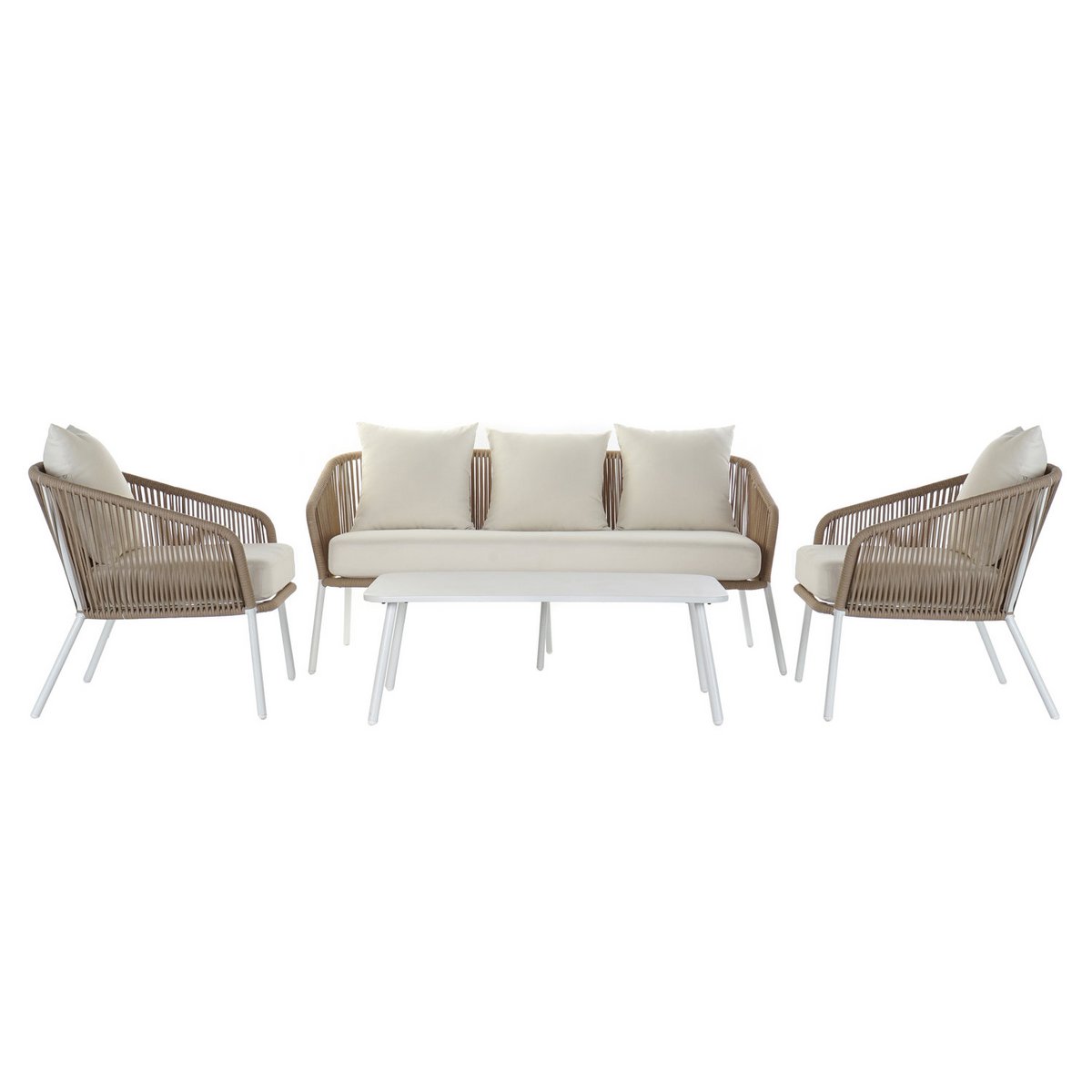 BANKSET 4 ALUMINIUM 151,5X72X70 WATERAFSTOTEND MB179038