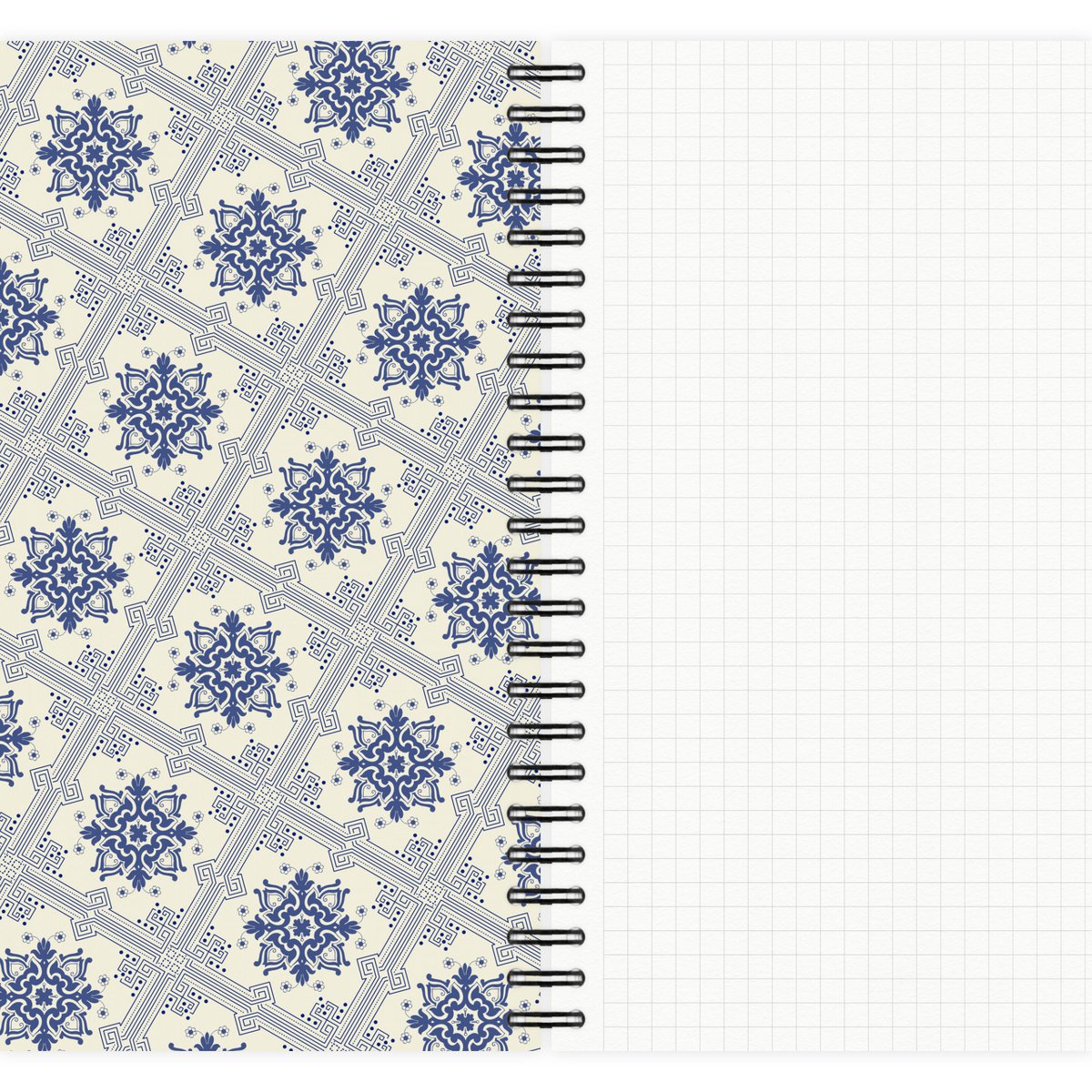 Notepad Azulejos Pattern No. 4 A5