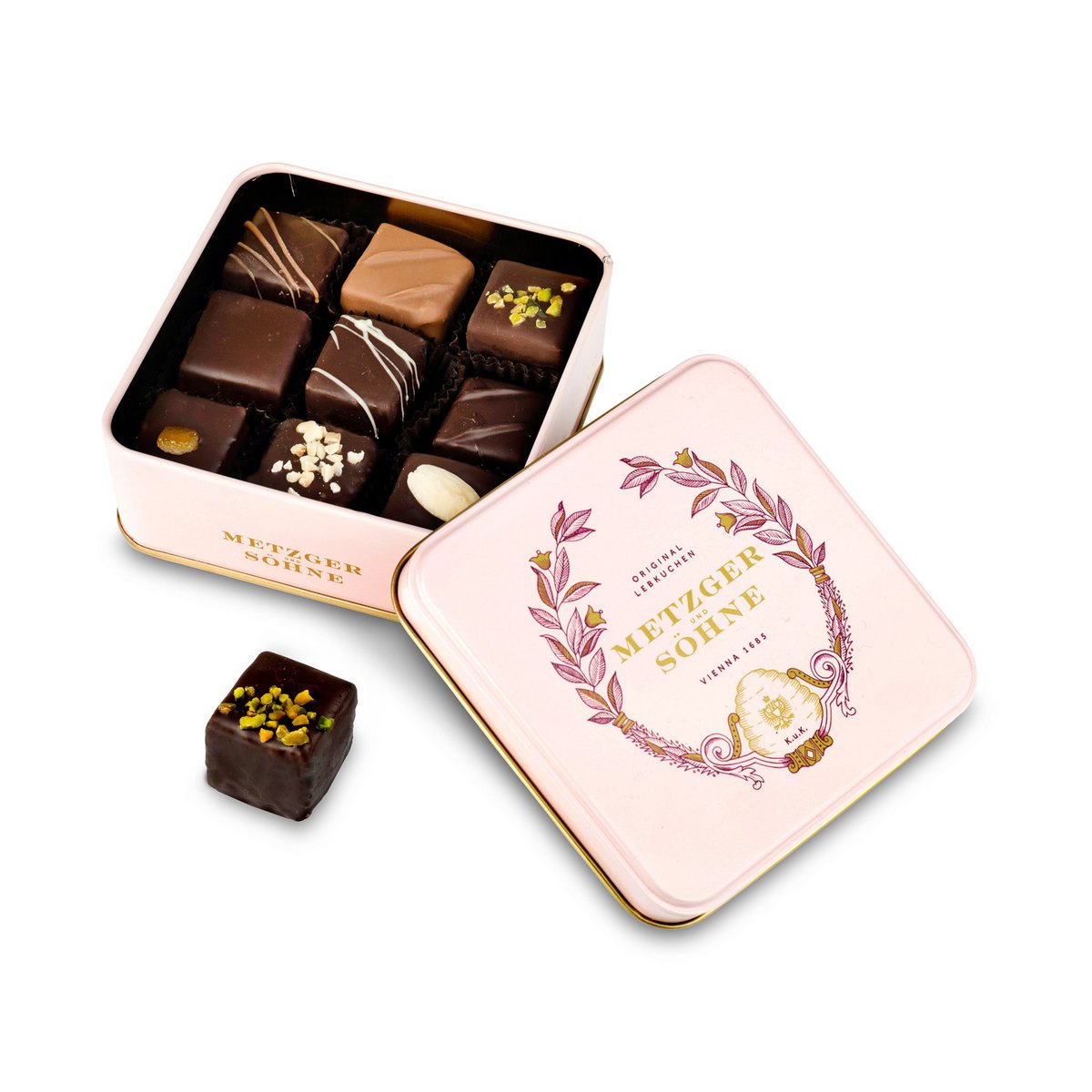 Maggiore Peperkoekpralineblikje - Roze