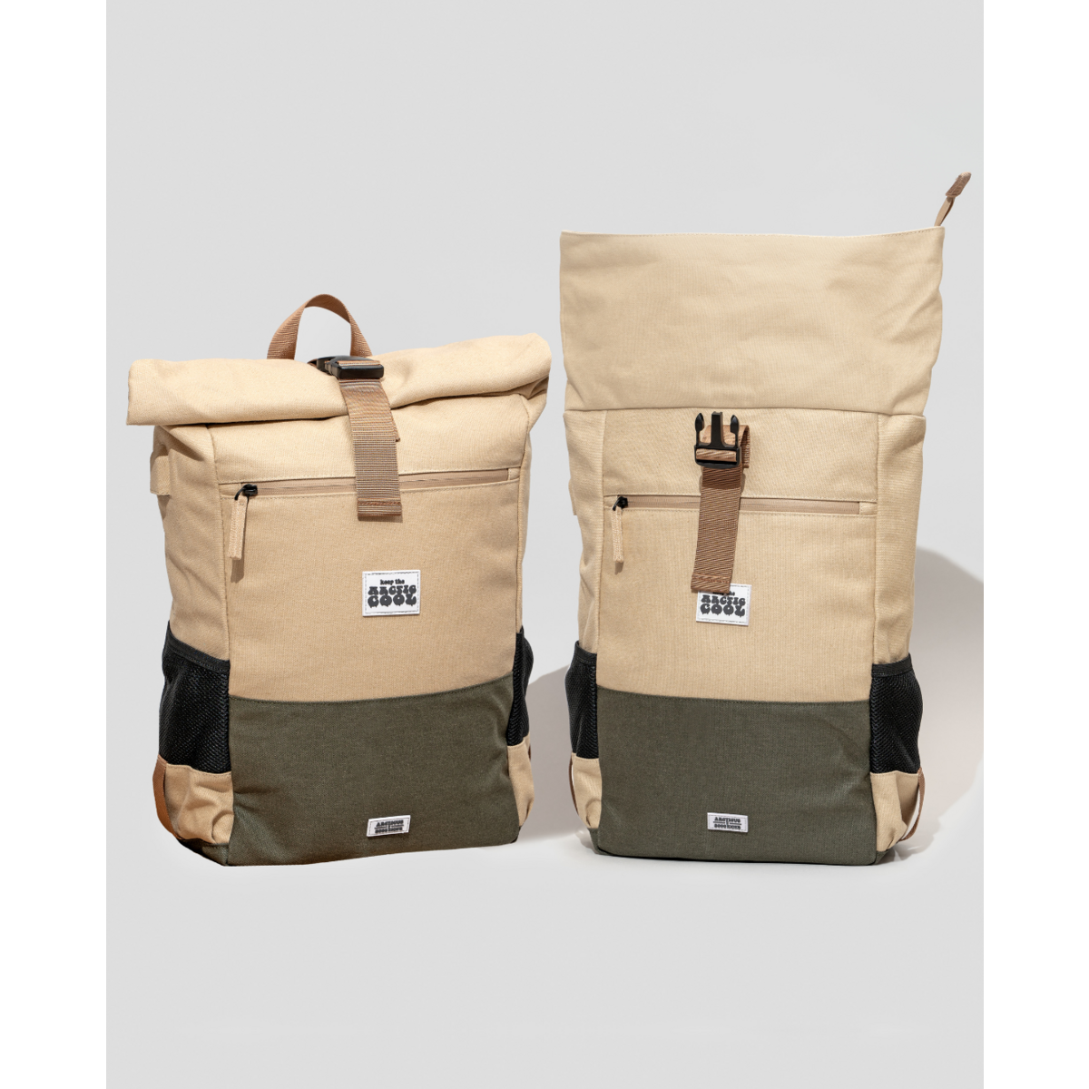 Sac à dos imperméable en chanvre Polar Explorer - Beige