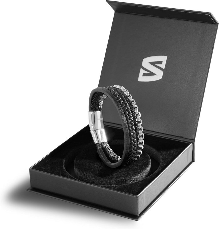 Bracciale in pelle "Eroe"