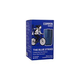 THE BLUE STRIKE | Insulated Travel Mug | Cobalt Blue
