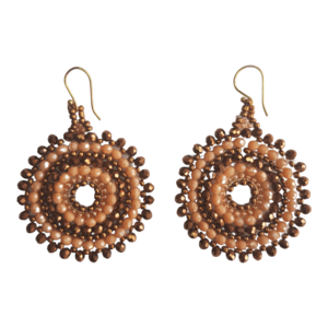 Ibiza earrings bronze