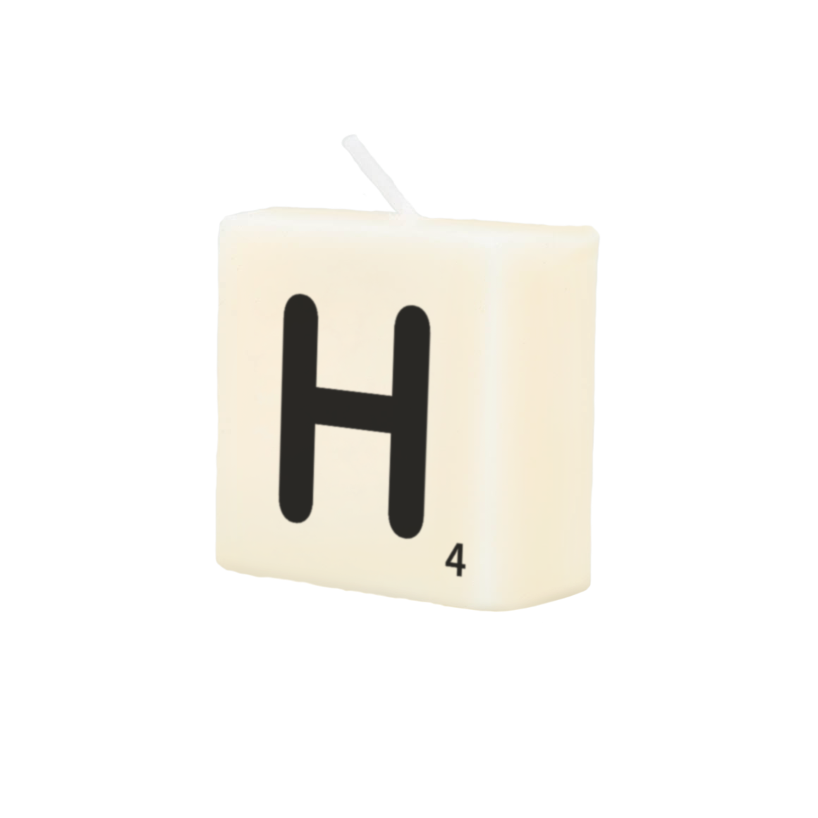 Letter Kaarsje - H