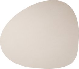 Napperon Skinnature | cuir recyclé | Galet 40x46cm