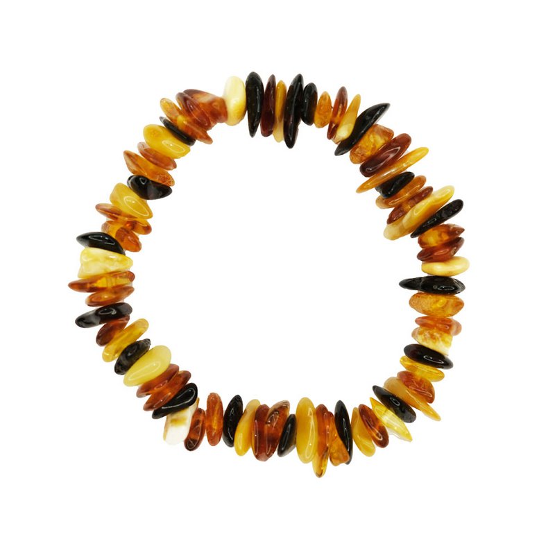 Armband van veelkleurige barnsteen - voor kinderen