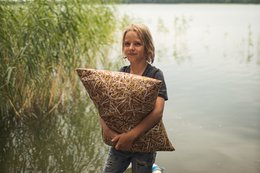 SŁOMA - poszewka na poduszkę